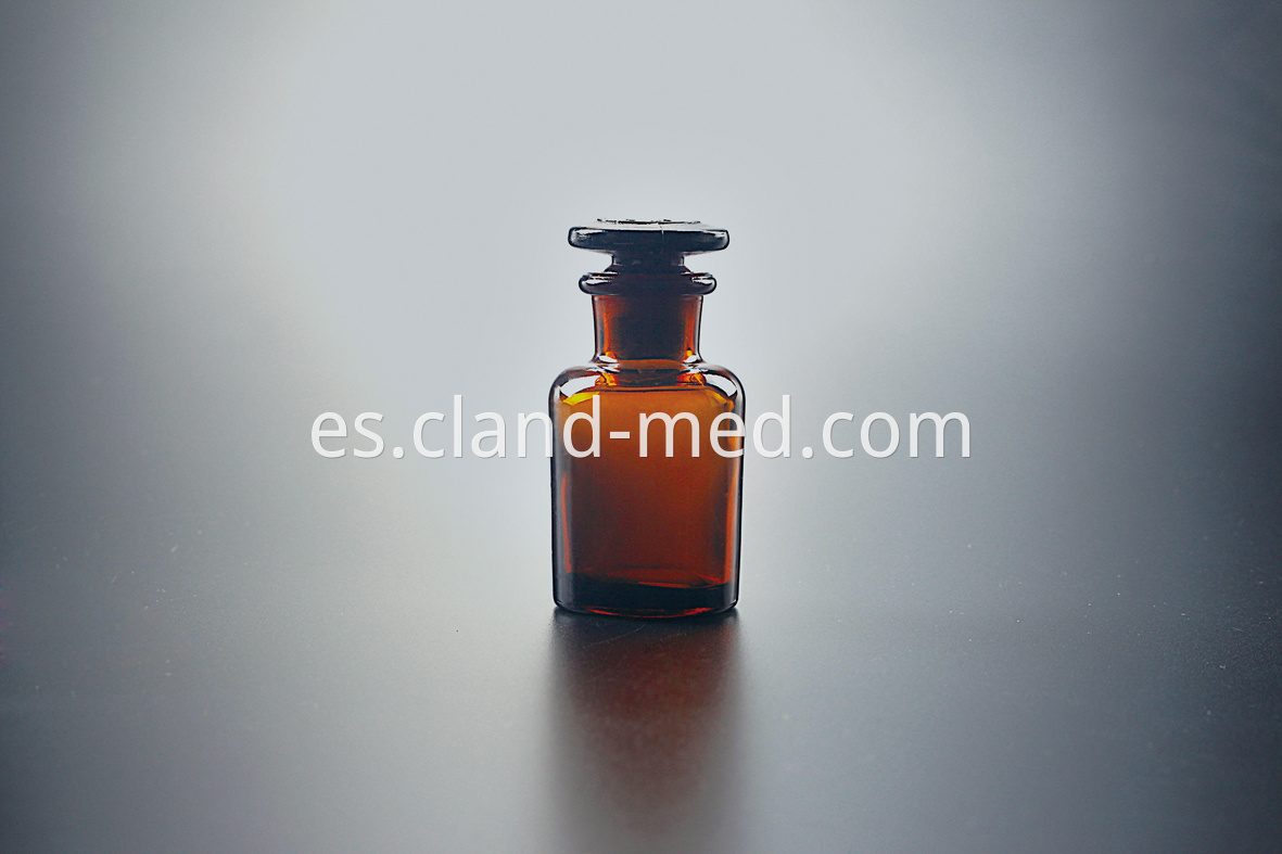 1404 Reagent Bottle Amber ,Wide Mouth ,with Ground-in GlassPlastic Stopper